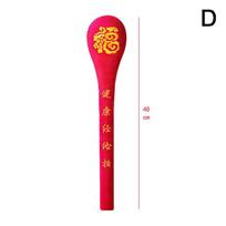 Portable Body Vibration Hammer Massage Pat Relief Back Pain High Elasticity Latex Velvet Fu Character Slap Stick Massager
