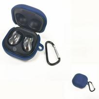 Bluetooth ausinių apsauginis dėklas silikoninis dėklas apsauginis dangtelis ausinių krepšys naujoms Samsung Galaxy Buds FE/buds2/pro/live vidurnakčio mėlyna spalva