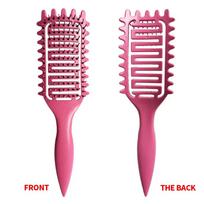 Hair 1Pc Massage Comb Bristle Nylon Hairbrush Curly Detangle Hair Brush For Salon Hairdressing Tools For Kids Adults Children's Birthday Gift Holiday