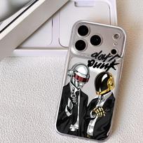 Band D-Daft Punk Phone Case For iPhone 17 16 15 14 13 12 Pro Max Plus With Magnetic Crystal Clear Case Wireless Charge iPhone17