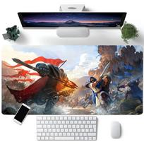 Albion Online Game Mousepad Large Keyboard Desk Mat Gaming Mouse Pad LockEdge Non-slip Mat LE600x300x2mm