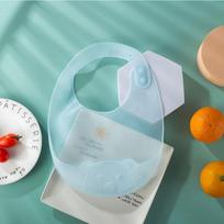 Grade Food Transparent Silicone Lightweight Oil Resistant Baby Bib Soft And Comfortable Children'S Drool Towel Burp Cloths