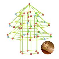 Christmas Tree Forts Building Kit For Children Plastic Early Educational Toys For Boys Girls Children
