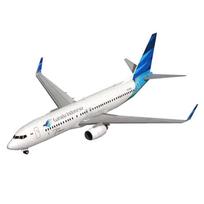 1:100 Boeing 737-800 Lėktuvas Oro linijos 3D Popierinis Modelis Pasidaryk pats Rankų darbo Žaislai