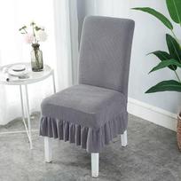 Dining Chair Cover Jacquard Spandex Slipcover Protector Case Stretch for Kitchen Chair Seat Hotel Banquet Elastic One Size