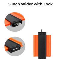 Laminato plytelės Meethulp matuoklis kontūrų matuoklis profilio kopijavimo įrankis medienos žymėjimas lydinio krašto formavimas medienos matavimo liniuotė užraktas platesnis 5 inch Contour Gauge
