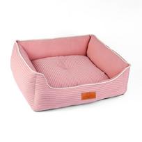 European Style Removable and Washable Square Dog Kennel, Soft  Thick, Deep Sleep Pet Kennel  Universal Cat and Dog Bed for All Seasons M 50*45cm