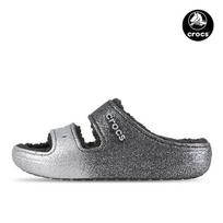 Crocs Cozy Glitter Moteriškos Žieminės Šiltos Šlepetės Biurui Mokyklai Šaltam Orui Sandalai 208124 067 208124067/M4/W6230