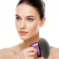 Oversized Tanning And Bronzer Body Brush For , Streak Free Application. One Size beige