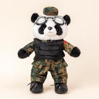 Panda Legionas Lėlė Triušio Lėlė Kamufliažinis Kareivis Kareivis Brolis Pliušinis Žaislas Kareivio Išeinant į Pensiją Atminimo Dovana 35cm