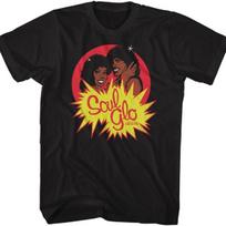 Coming to America T Shirt Soul Glo Mens Black Short Sleeve T Shirt 80s Movies Vintage Style Graphic Tees S juoda