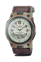 Casio Collection Laikrodis Cross Ivory x Smėlio spalvos AW-80V-5BJF Vyriška apyrankė,