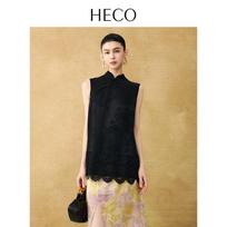 HECO Zhaoyue Women's New Chinese Style Sleeveless Lace Top M balta