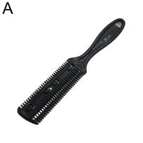 Barber Hair Cutting Comb Thinning Razor Blades Hair Trimmer Cutting Thinning Tools Haircut Brush Hair Shaving Comb Styling Tools juoda