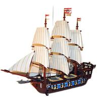 Sandėlyje 10210 Piratai Karibų Imperijos Rinkinys Vėliavnešys Žaislas Vaikams Gimtadienio Dovanos