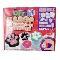 DIY Taba Squishy Kit Set Liquid Gel Liquid Silicone Squishy Making Kit Perfect Kawaii Taba Squishy Cat Cartoon Characters