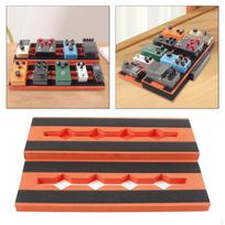 Instrument Pedal Board Guitar Accessory Non-slip Easy to Carry Holder Pedalboard for orange