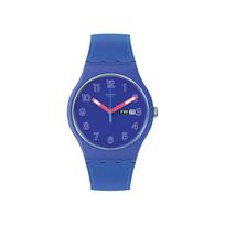 Swatch Gent Series Quartz Movement Blue Cruise Watch 41Mm Blue Dial Bio-Based Material Case Silicone Strap Unisex watches SO29N705 SO29N705