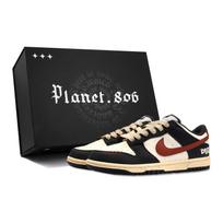 Nike Dunk Abrasion Resistant Low top Skateboard Shoes Unisex Black Red DD1391-100(Team379-SBOX) 35.5