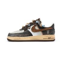 Nike Air Force 1 The Finest Steed Among Men Abrasion Resistant Abrasion Resistant Low top Skateboard Shoes Unisex FZ3592-259(Team691-) 38.5