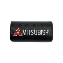 For Mitsubishi Delica Grandis Pajero Eclipse Colt Galant Car Seat Headrest Badge Neck Pillow Support Cushion Auto Accessories