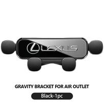 Gravity Car Phone Holder Mount Stand GPS Mobile Cell Support Clip For Lexus UX250h RX450h RX300 GX470 CT200h RX400h NX300h RX350