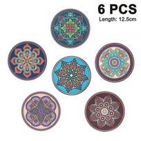 Heat-resistant Round Non-slip Coaster, Silicone Heat Insulation Pad