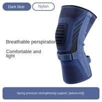 1 PC Cold-Proof Knee Pad Sleeve for Basketball Knitted Nylon Sports Knee Pad  Basketball gray-L