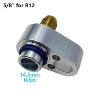1Pcs R134/R12 Leak Detection Plug Metal 3/8  1/2  5/8  3/4  Air Conditioning Leakage Plug Condenser Plug