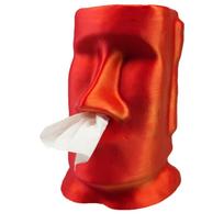 Unique Moai Tissue Holder Dispenser Stylish Easter Island Statue Design for Home Decor & Practical Use