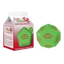 Gift Exchange Dice Game Set for Holiday Party Family Gathering Office Event with Instruction Sheet and Decorative Packaging