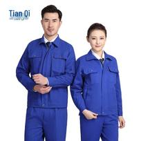 TIANQI Unisex Double-layer Work Uniform 185 ryškiai mėlyna spalva