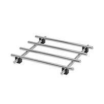 Silver Stainless Steel Trivets Non-Slip Feet Baking Pans Holder Insulation Pads  Living Room sidabras