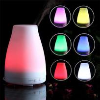 Stilingas LED ultragarsinis drėkintuvas, oro valytuvas, eterinių aliejų aromato difuzorius atsipalaidavimui, aromaterapijai 100ml