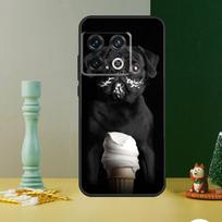 Cute Black Pug Dog Case For OnePlus Nord CE 2 3 4 Lite N20 N30 9 10 Pro 8T 9RT 10T 10R 12 11 12R 13 13R Cover OnePlus Nord 3