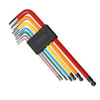 7Pcs Colorful Bicycle Hex Key Set Rust-proof 1.5/2/2.5/3/4/5/6mm Hexagon Spanner Multifunctional High Hardness