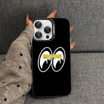 M-Moon-eyes Luxury For IPhone 11 12 13 14 15 16 17 Pro Max Plus Colorful Black Matte Phone Cover iphone 12