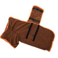 Super Absorbent Dog Bathrobe Towel Fast Drying Pet Bath Robe Durable Dog Drying Coat  Rainy Days S