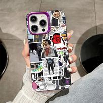 Skibidi Toilet TV Camera Man Phone Case for iPhone 17 16 15 14 13 12 11 X XR XS Air Pro Max Plus Purple Colorful Silver Cover iPhone17