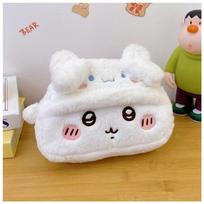 Cartoon Cute Chiikawa Plush Storage Bag Fit Cute Kawaii Large Capacity Beauty Toiletry Makeup Pencil Casegirl Heart Birthday Gift
