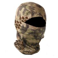 Men Camouflage Balaclava 3D Face Mask Suit Sniper Ski Cycling Camouflage Hood Hunting Fishing Headwear Camo Hat Scarf Head Cover