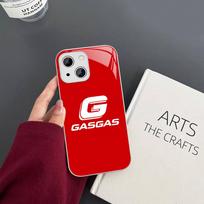 G-GasGas Red For IPhone 14 13 12 Mini 11 Pro XS Max X XR 14 Plus Tempered Glass Cover iphone 11pro max