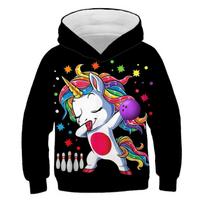 Vaikų drabužiai Mergaitėms Hoodies Ilgomis Rankovėmis 3D Animacinių Filmų Spaudiniai Vaikų Pavasario Rudens Drabužiai Laisvalaikio Megztinis Lauko Mergaitės Drabužiai Viršutiniai 100