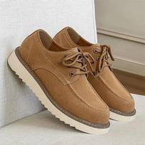 Leather Men Skateboarding Shoes lace up oxfords Casual Platform Sneakers Breathable Lightweight Tennis Shoes men sneakers 38 ruda