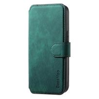 Magsafe atverčiamas odinis dėklas OPPO Reno 14F 14 Pro 13F 13 12 11 Pro 11F 10, nuimamas magnetinis piniginės kortelių laikiklio krepšelio dangtelis Oppo Reno11 F žalia