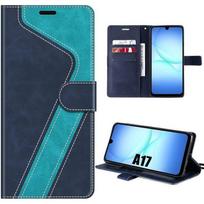 Coque de protection - BOOLING - Samsung Galaxy A17 4G/5G - Flip Case Bleu - Anti-Rayure - Antichoc mėlyna