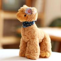 Cute Cute Scarf Alpaca Plush Toy Doll Grass Mud Horse Doll Girl Sleeping and Holding Doll Gift