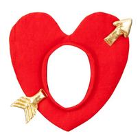 Novelty Love Heart Headcover Hat Breathable Festival Gathering Hat Party Supply 1