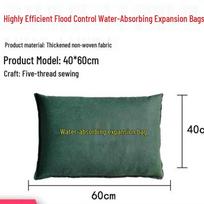 JINGRUIXIANG Water Activated Flood Barrier Bag