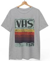 Retro 90s VHS Logo Shirt Vintage Video Cassette Graphic Nostalgia Unisex Tee Unisex T-Shirt XL